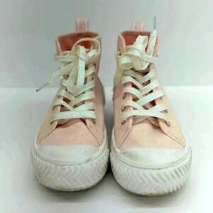 JUSTICE LITTLE GIRL & BIG GIRL HIGH TOP SNEAKERS SIZE 3